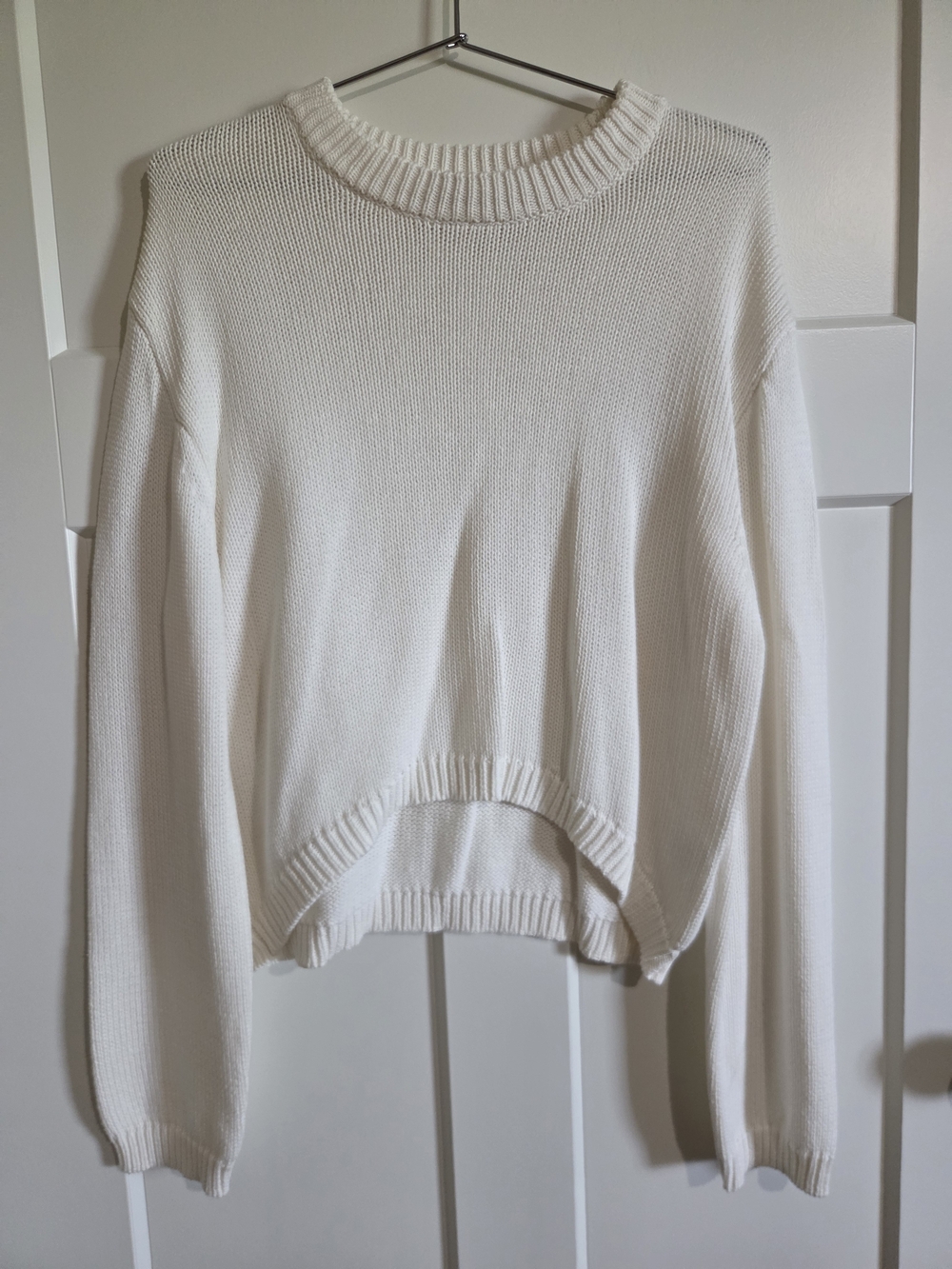 Olivaceous Ivory Crewneck Sweater